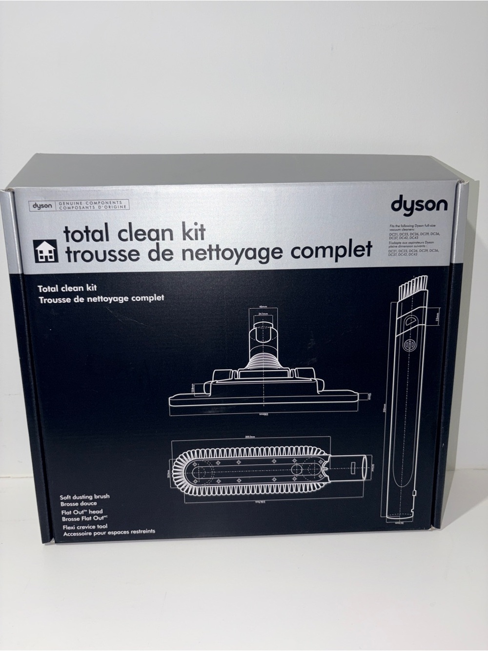 Dyson Genuine Total Clean Kit Vacuum Attachment Accessory Set New Open Box